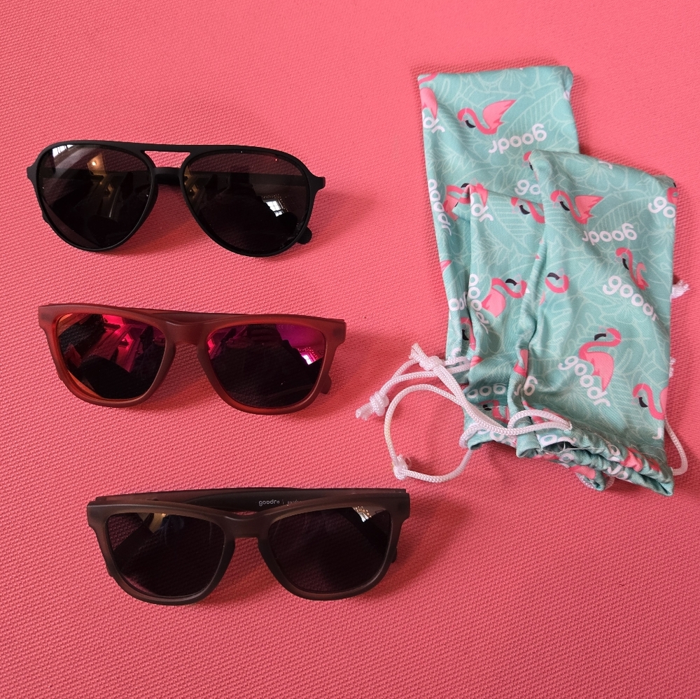 Lot Of 3 Goodr Sunglasses
